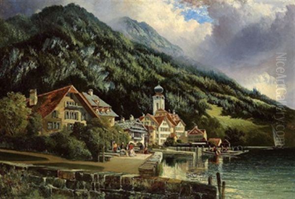 Der Rhigi, Vom Hotel Garten Aus Gesehen, Weggis, Schweiz - view 1