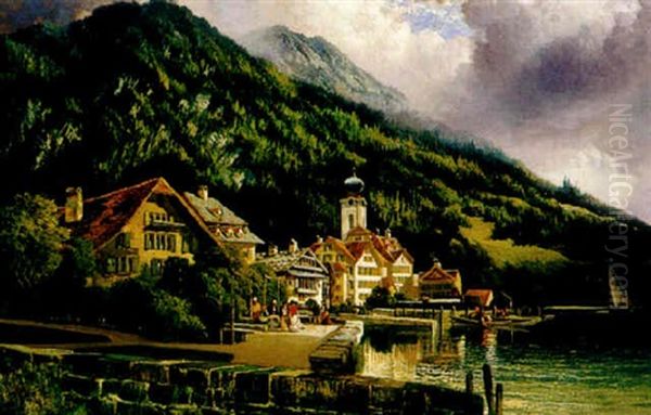 Der Rigi Vom Hotelgarten In Weggis Aus - view 1