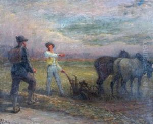 Le Laboureur by Edmond Eugene Valton