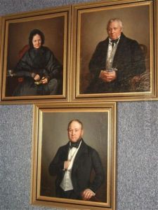 Suite De Portraits, Deux Portraits D'homme, Un Portrait De Femme (set Of 3) by Henri Valton