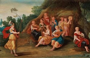 Pallas Athena Och Muserna