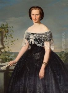 A) Portrait Of A Gentleman, B) Portrait Of An Elegant Woman by Robert van Eijsden