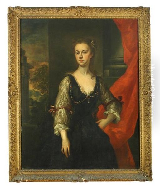 Portrait, Said To Be Elizabeth, Countess Of Pembroke, Circa 1740 - view 1