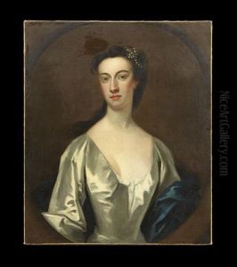 Portrait Of Mr. And Mrs. Charles Taylor (pair) by John Vanderbank the Younger