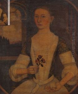 Portrait Of Anna Brodhead Oliver by Pieter Vanderlyn