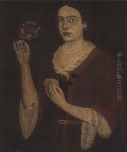 Portrait Of Elizabeth Van Dyke Vosburgh by Pieter Vanderlyn