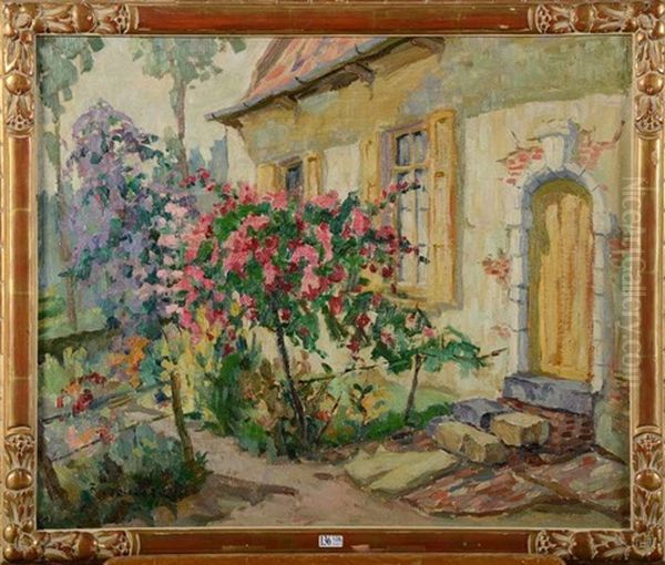 Coin D'un Beguinage En Fleurs - view 1