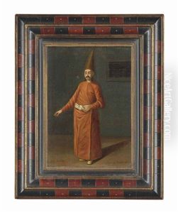 An Ottoman Hatchet-bearer (baltahdjy) by Jean Baptiste Vanmour