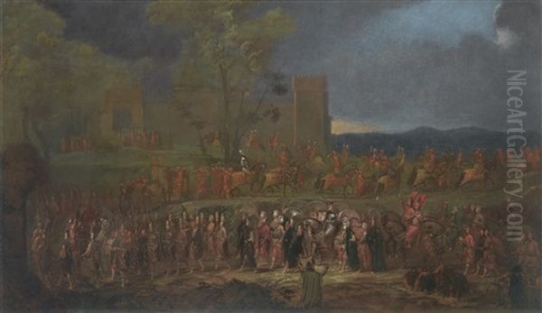 The Procession Of Sultan Ahmed Iii - view 1