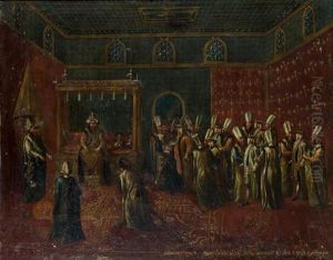 L'audience D'un Ambassadeur Par Le Sultan Et Le Diner Offert Par Le Grand Vizir A L'ambassadeur (pair)(collab. W/workshop)