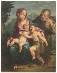 Sacra Famiglia Con San Giovaninno Sacra Famiglia Con San Giovaninno