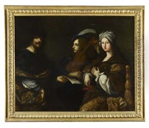 Portrait Of The Artist With A Lady by Giovanni Battista Vanni
