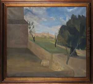 Campo Con Oveja by Emilio Varela