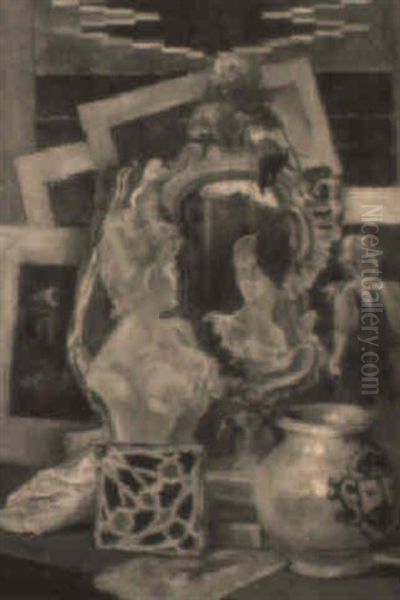 Bodegon De Estatua Y Ceramicas - view 1