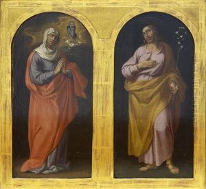 Santa Ana Y San Jose (pair) by Francisco Varela