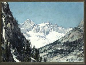Snow Covered Peaks by Henry Joseph Breuer