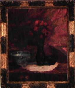 Bouquet De Renoncules Rouges by Henri Varenne
