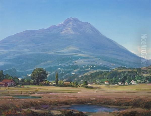 Houses In A Foothill Landscape - view 1