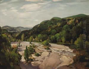 Santa Ynez, Near Santa Barbara by Henry Joseph Breuer