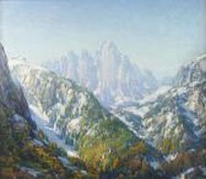 A View Of Mount Whitney by Henry Joseph Breuer