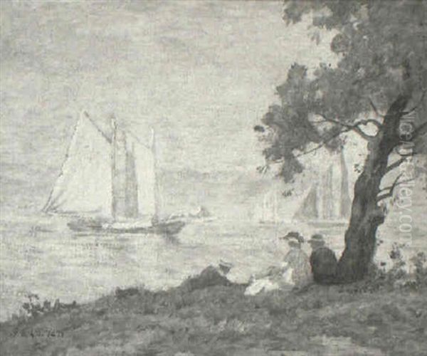 Watching The Sailboats - view 1