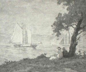 Watching The Sailboats by George Varian