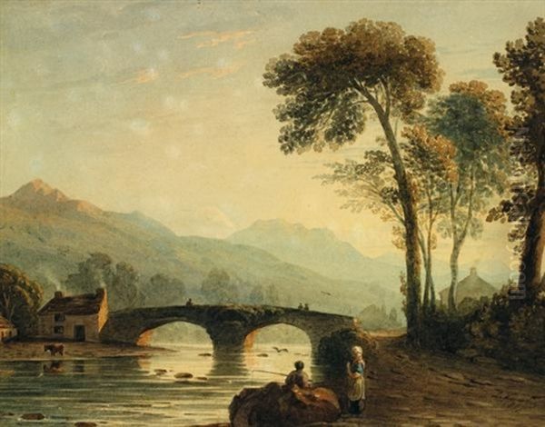 Paysage Au Pont Anime - view 1