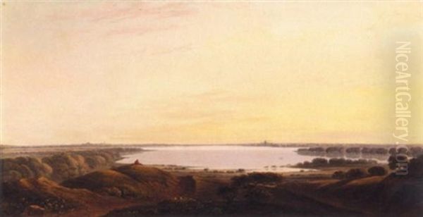 An Extensive River Landscape On The Thames - view 1
