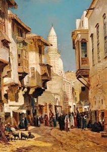 The Mosque Of Emir Mindar In The Barbel Anmar In Cairo