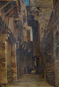 The Coptic Quarter, Cairo by John Varley the Younger