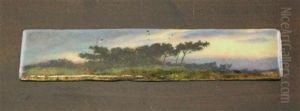 Untitled (scene Of Trees In A Landscape) by Fleetwood Charles Varley