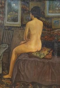 Nude Seen From The Back by Partog Vartanian