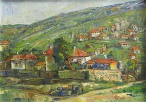 Houses On The Hill by Partog Vartanian