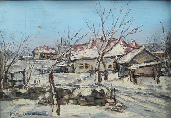 Winter Over The Village - view 1
