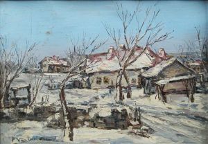 Winter Over The Village Winter Over The Village