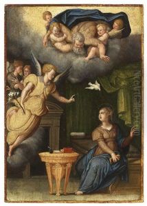 Annunciazione Nello Studio by Giorgio Vasari