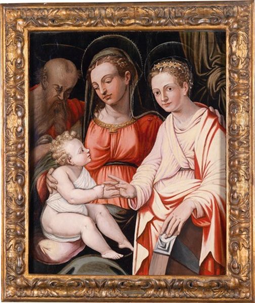 Madonna Mit Kind, Dem Heiligen Joseph Und Der Heiligen Katharina - view 1