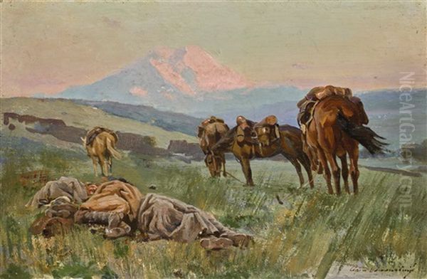 Bivouac At The Foot Of Mount Elbrus - view 1