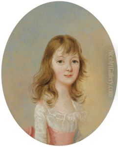 Family Portraits Of Members Of The Oliver Family Of Exwick House, Devon (9 Works) by Lewis (of Bath) Vaslet