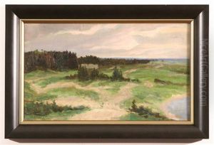 Forest Landscape By The River by Appolinari Mikhailovich Vasnetsov