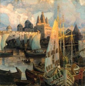 The Harbour At Novgorod