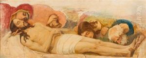 Beweinung Christi by Viktor Vasnetsov