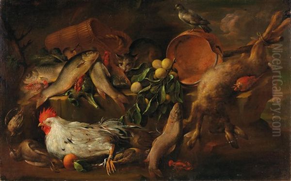 Still Life Of Fish - view 1