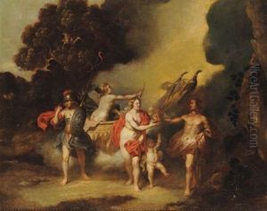 Giudizio Di Paride by Anton Maria Vassallo