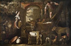 La Raccolta Dell'uva by Anton Maria Vassallo