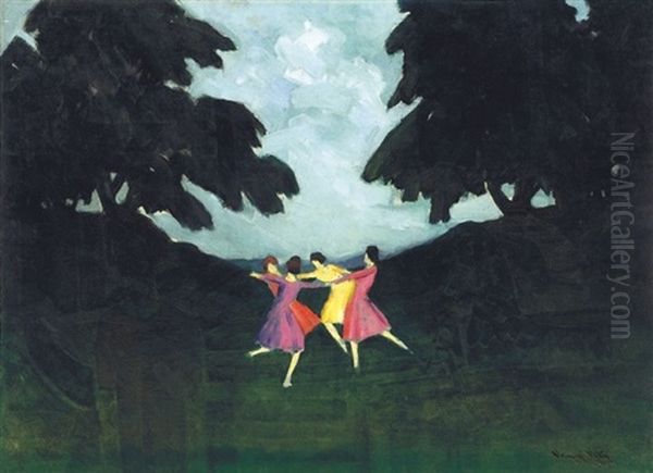 Tancolo Lanyok Az Erdoben - Dancing Girls In The Forest - view 1