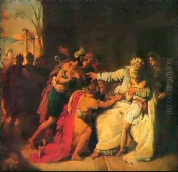 Jacob Refusing To Send Benjamin Away - view 1