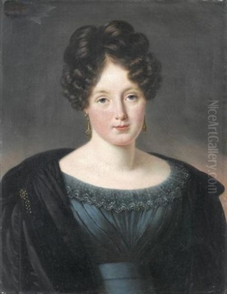 Portrait De Fanny-augusta Hunt - view 1