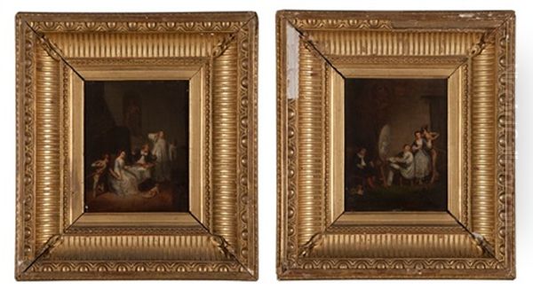 Figures In Interiors (2 Works) - view 1