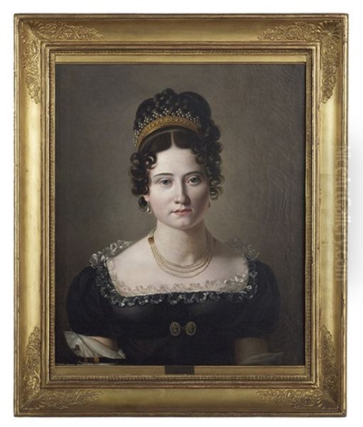 Portrait Of A Woman In A Tiara - view 1